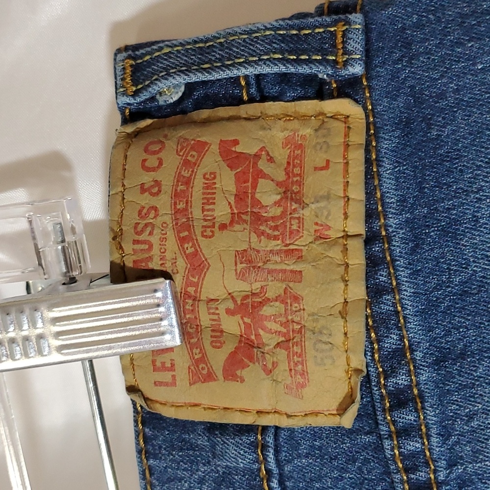 Levi's Men's 505 Regular Fit Denim Jeans ~ Blue - Picture 12 of 16